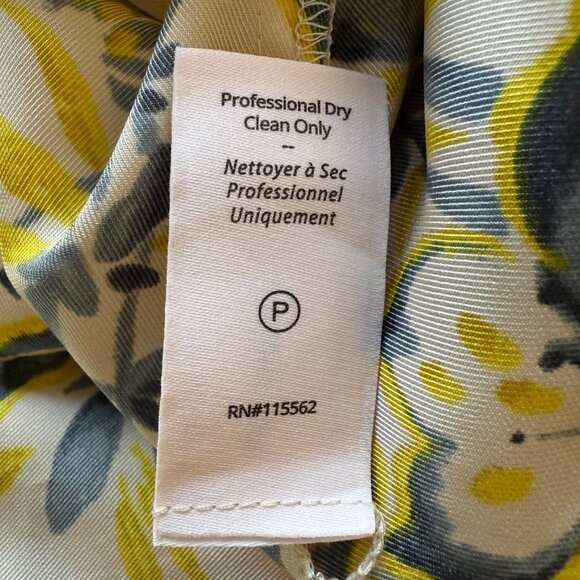 Cinq À Sept Size 4 Multicolor Kerstin Floral Puff Sleeve Ruffle Midi Wrap Dress - Picture 10 of 16